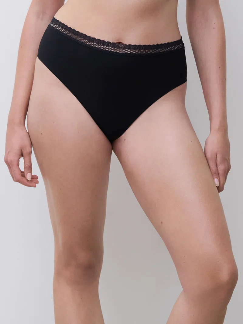 Chantelle - Cozy Chic High Cut Slip Schwarz