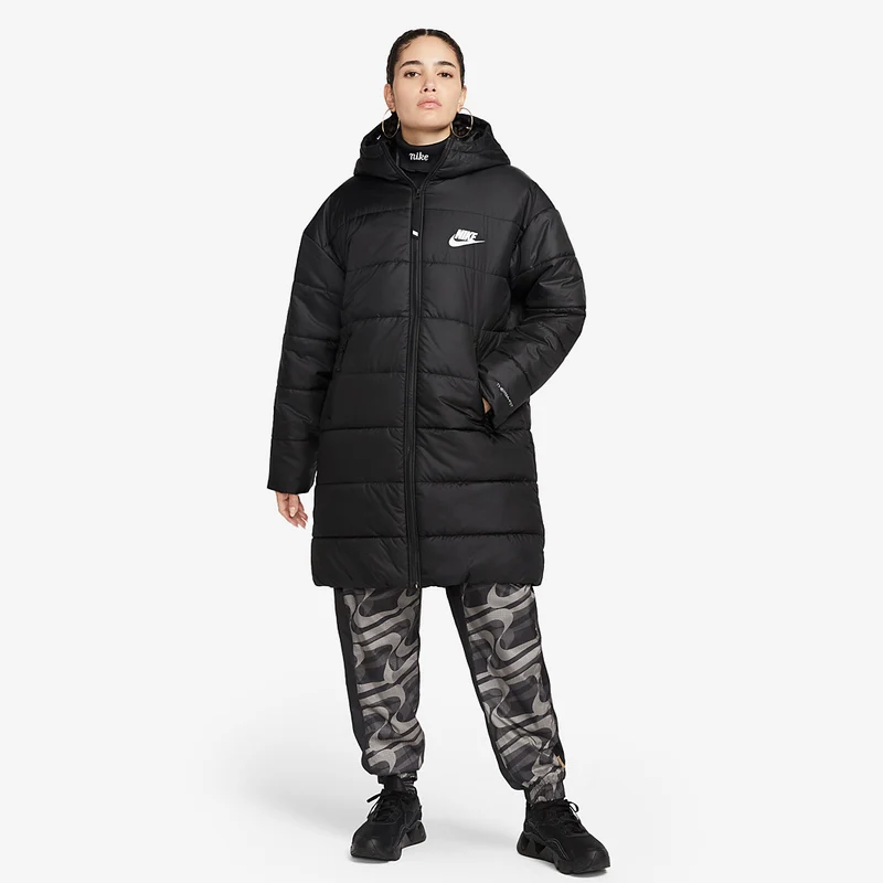 Nike Sportswear Womens Therma-FIT Repel Synthetic-Fill Hooded Parka