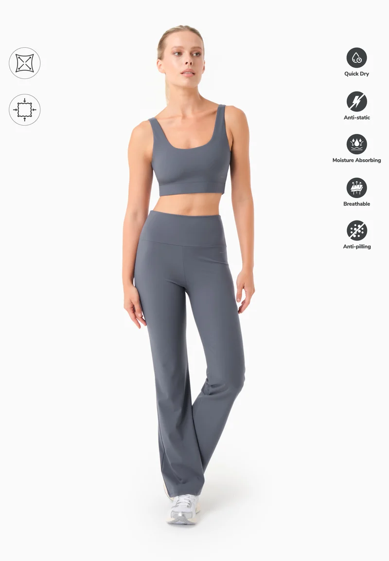 LAVINN | High-Waist Flared Sporthose aus recyceltem Polyamid