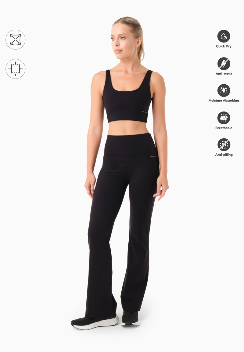 LAVINN | High-Waist Flared Sporthose aus recyceltem Polyamid