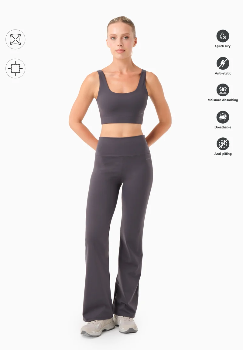 LAVINN | High-Waist Flared Sporthose aus recyceltem Polyamid