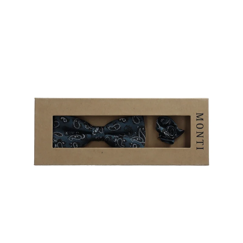 Monti Herren in PETROL PAISLEY