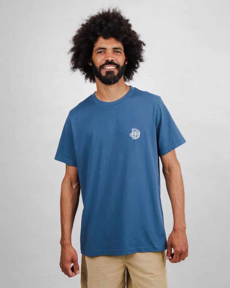 Asis Percales Tigris Regular T-Shirt blue