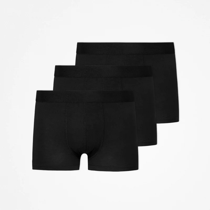 Premium Boxershorts ohne Logo | Schwarz
