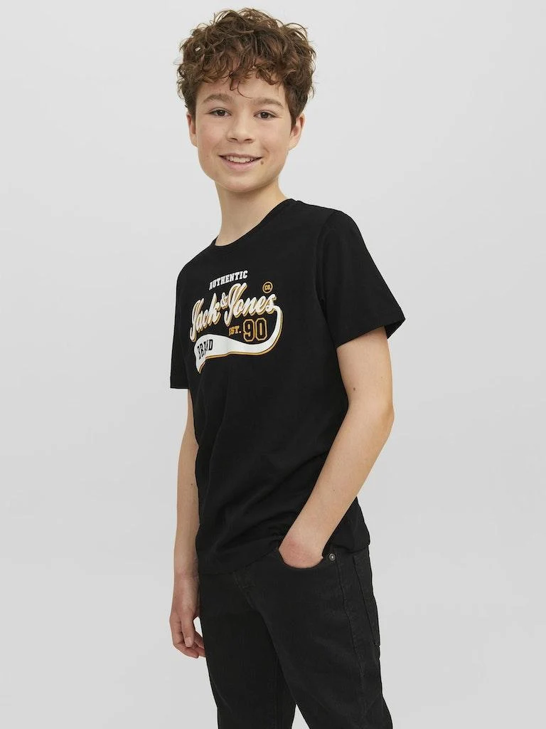 Jack & Jones Jungen T-Shirt JJELOGO TEE SS NECK 2 COL 23/24 NOOS JNR