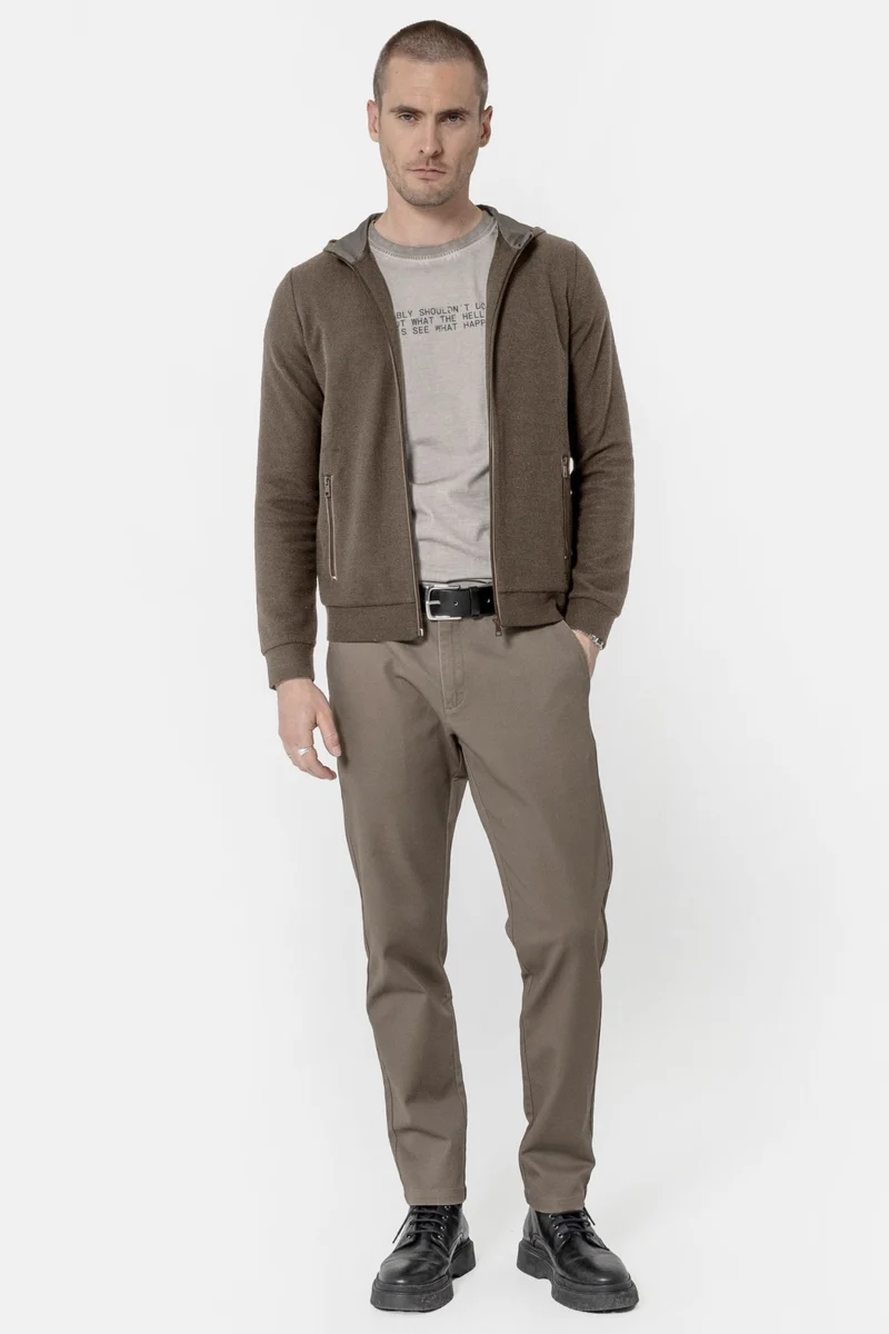 Pantalon chino kaki clair