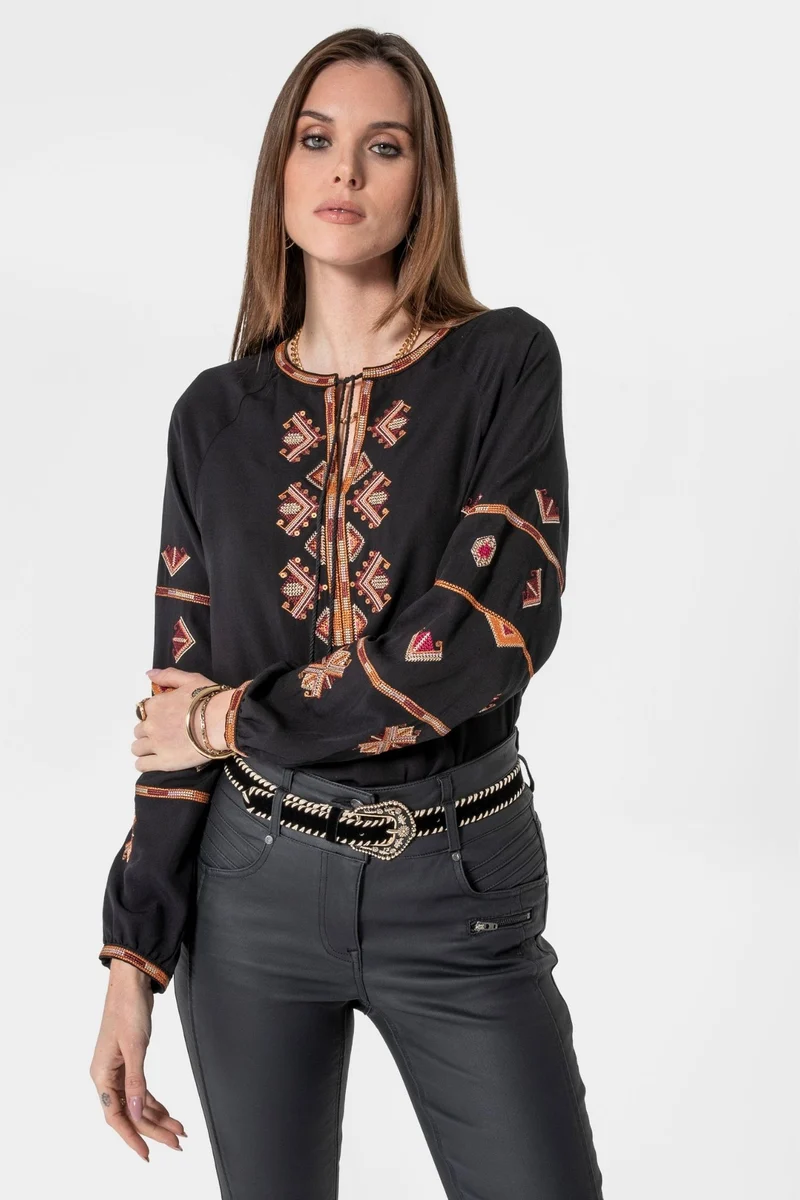 Blouse inspiration pirate noir