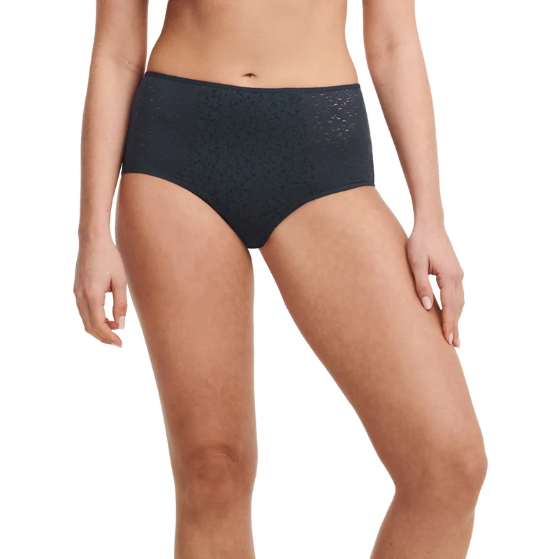 Chantelle EasyFeel - Norah High Waisted Covering Full Slip Navy Dark Blue