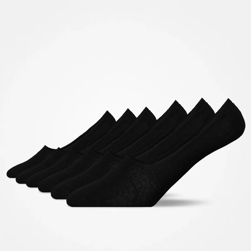 Mid Cut Füßlinge | Schwarz
