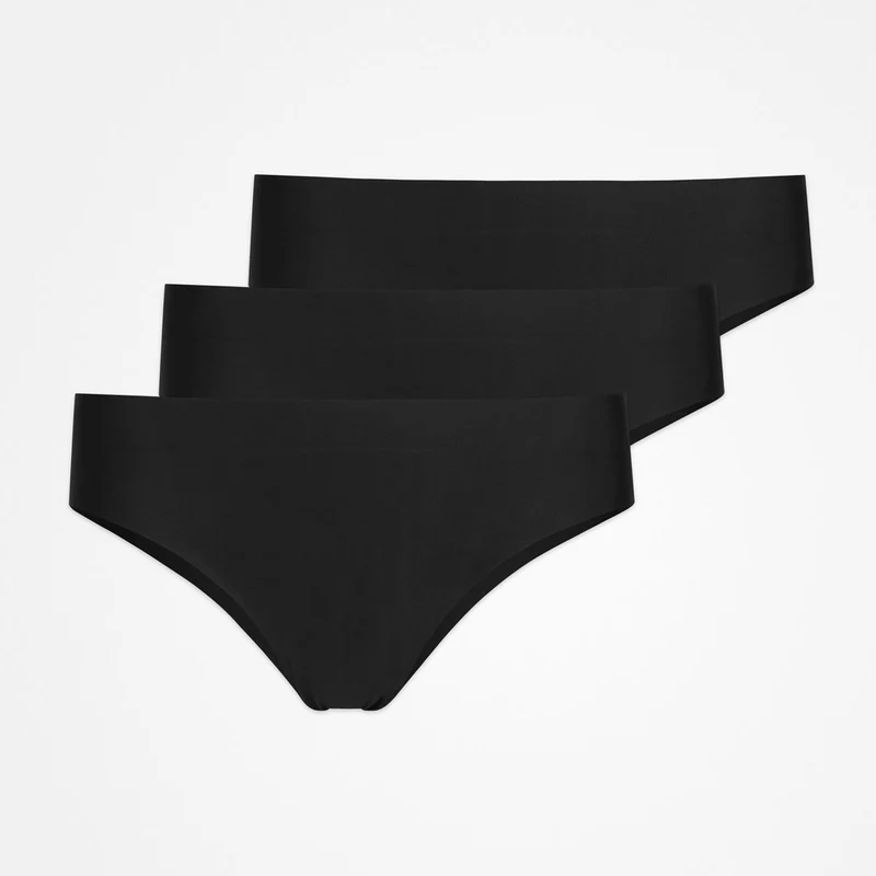 Hipster Panties Seamless | Schwarz
