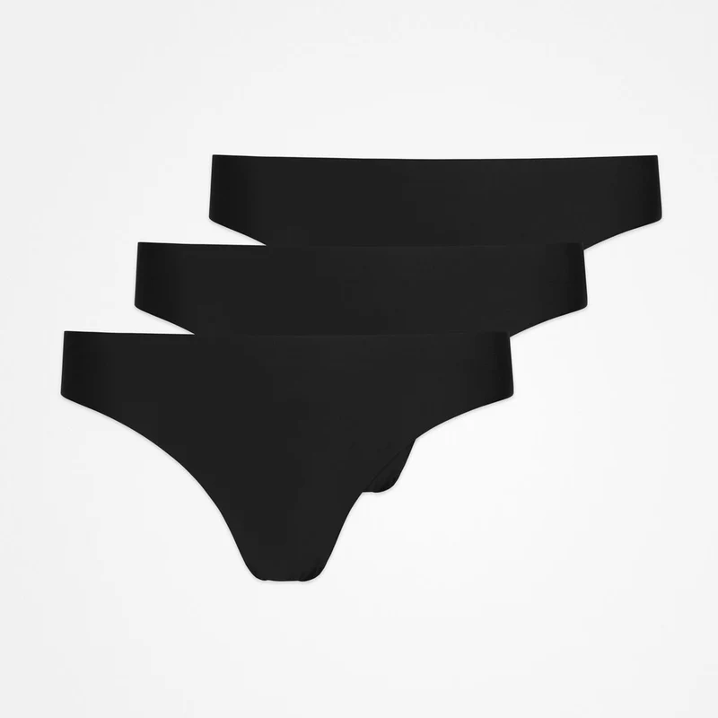 Tangas Seamless | Schwarz