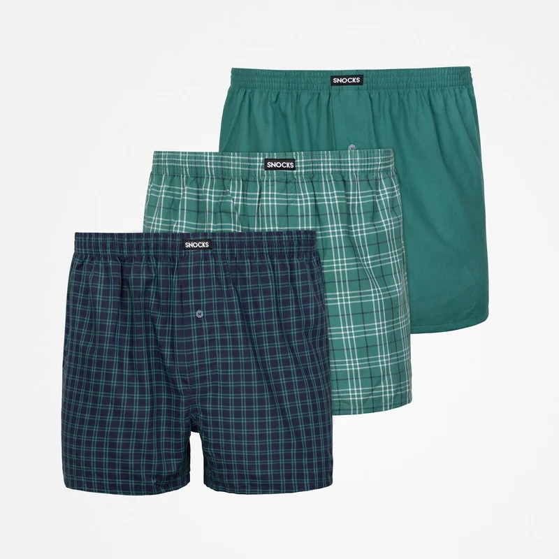 American Boxershorts | Mix (Grüne Muster)