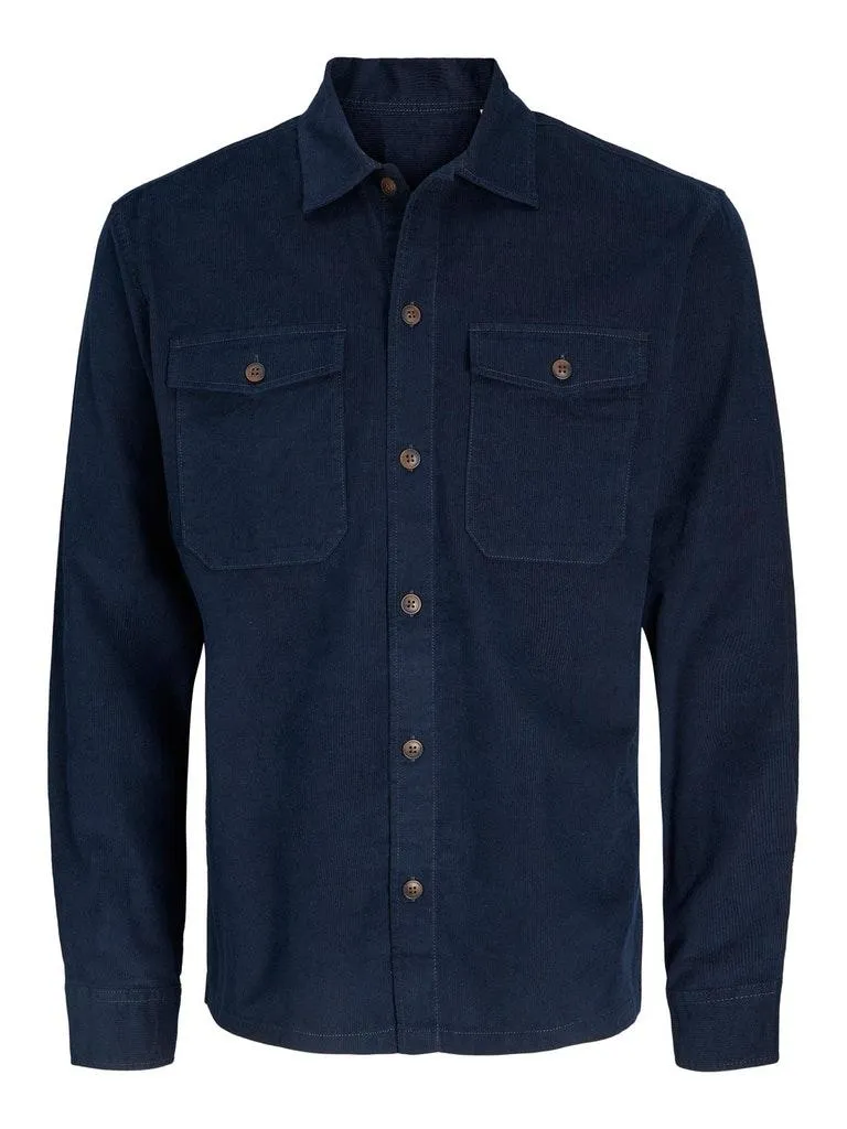 Jack & Jones Herren Hemd JJEJAY OVERSHIRT CORDUROY L/S