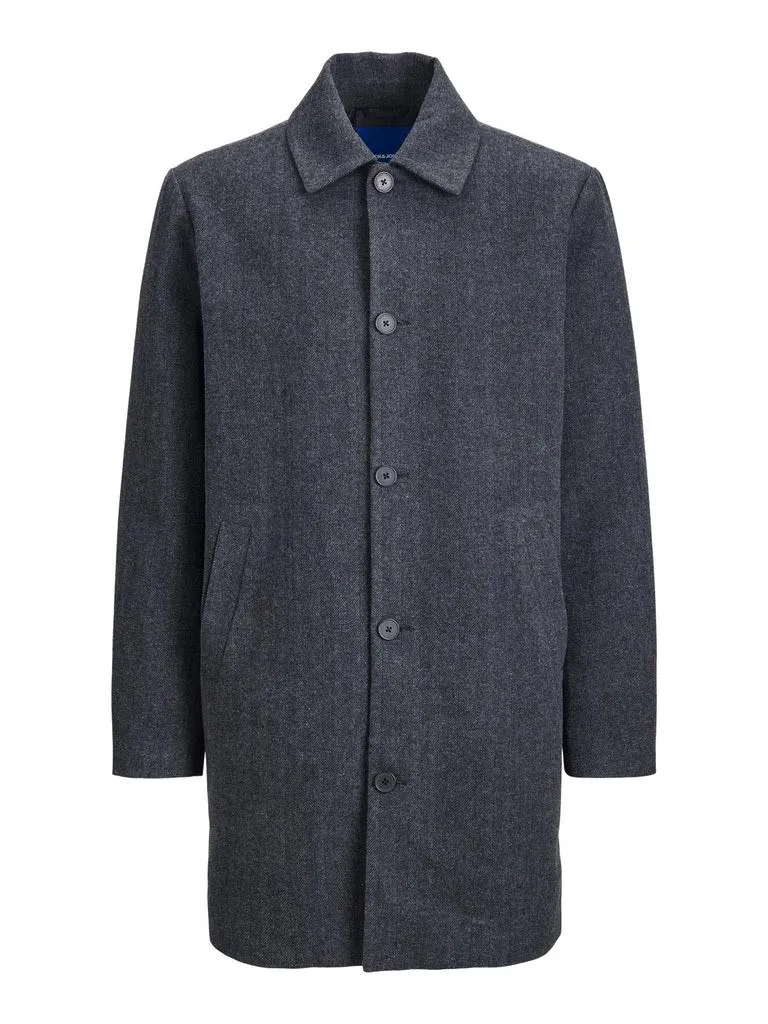 Jack & Jones Herren Jacke JORTOBY CHECK MAC COAT LN