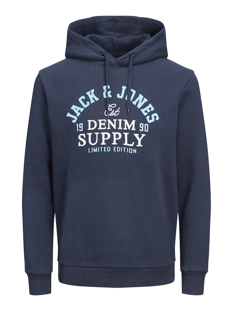 Jack & Jones Herren Hoodie JJELOGO SWEAT HOOD 2 COL 22/23 NOOS PLS