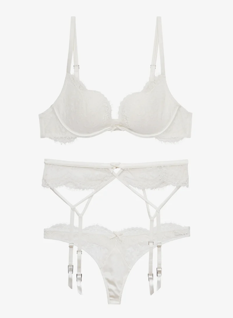 Ivory Frankie Lace Seduce Set