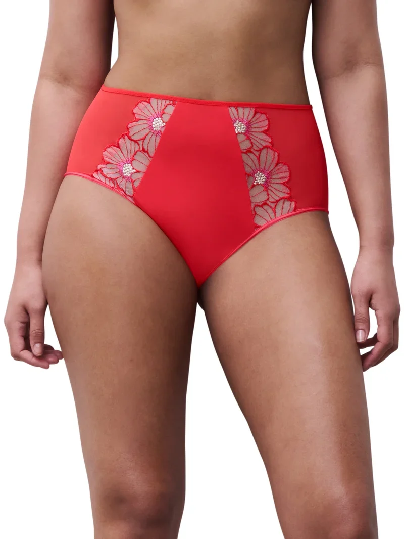 Chantelle – Üppiger, hochgeschnittener Slip mit auffälligem Blumenmuster