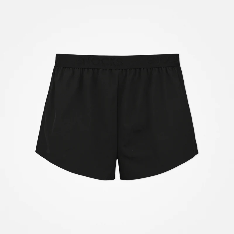Kurze Laufshorts Damen | Schwarz