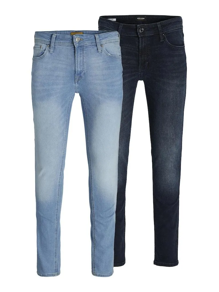 Jack & Jones Herren Jeans JJILIAM JJORIGINAL AGI 002/004 2PK MP