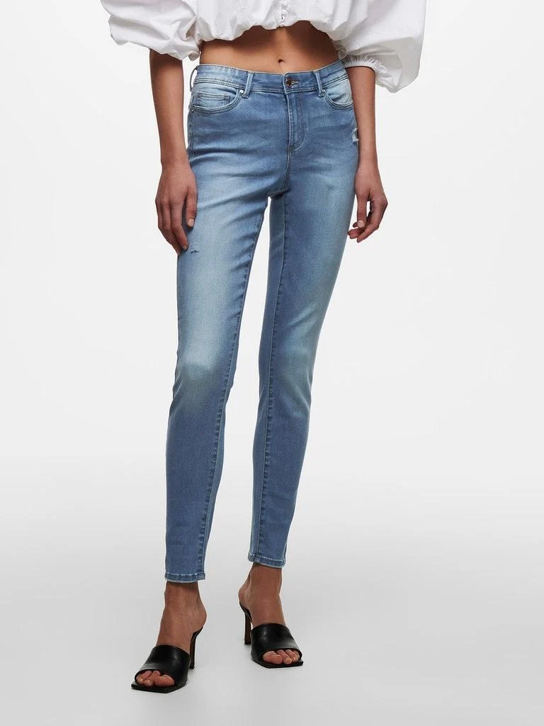 ONLY Damen Jeans ONLWAUW MID SK DEST BJ759 NOOS