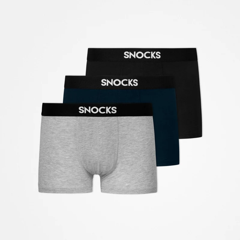 Premium Boxershorts | Mix (Schwarz/Grau/Blau)