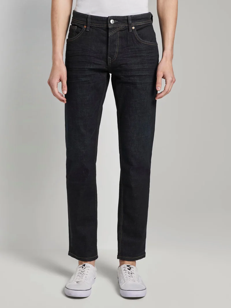 Tom Tailor Herren Jeans Aedan Dark Denim Straight Fit