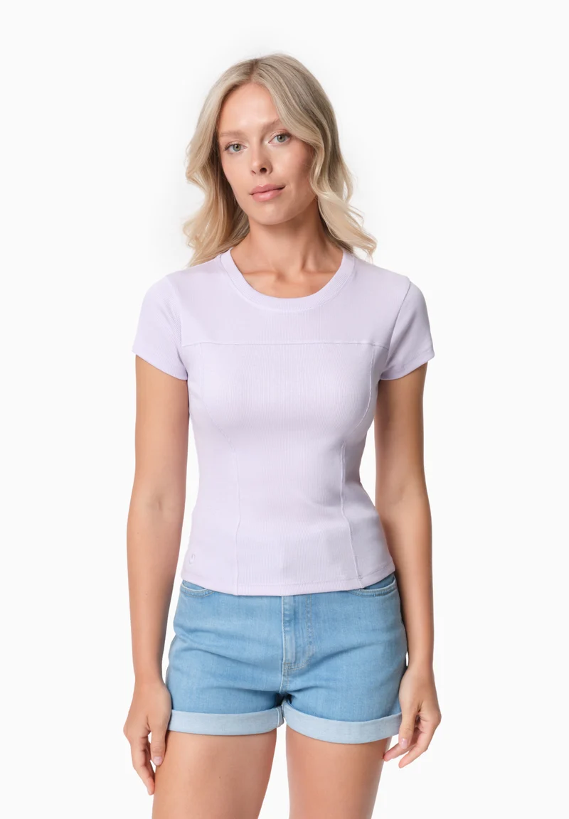 TILLDA | Rib T-Shirt aus TENCEL™ Modal und Bio-Baumwolle