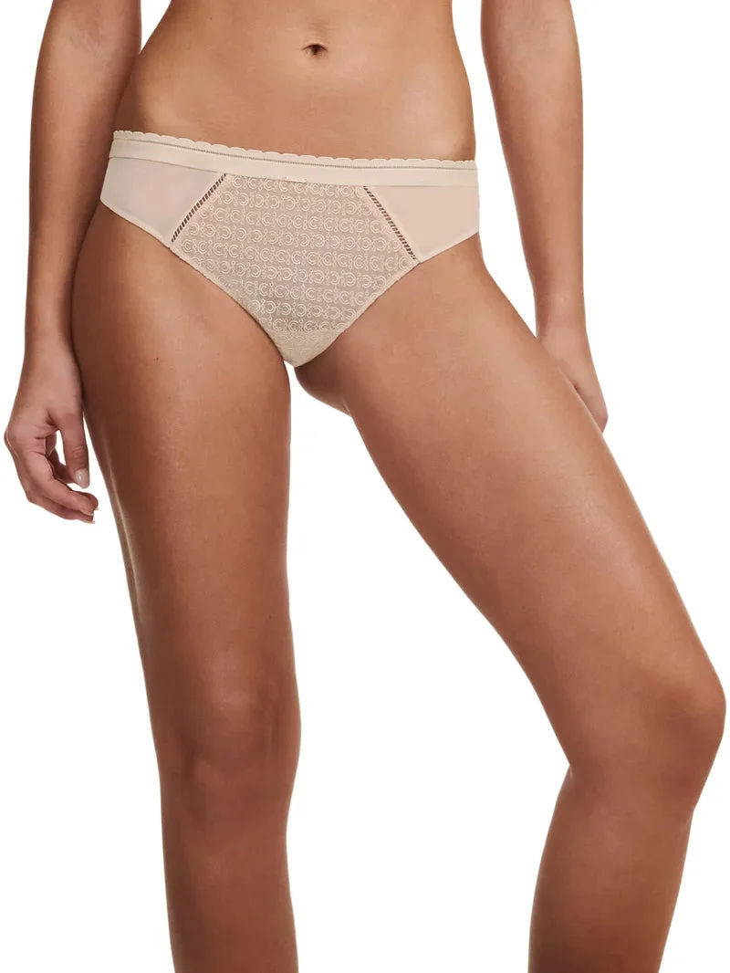 Chantelle - Slip mit Monogramm in Goldbeige