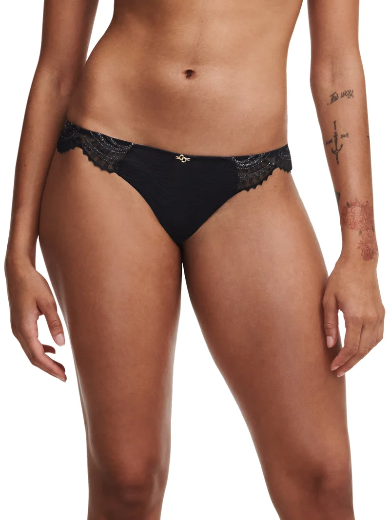 Chantelle - Mystic Dream Tanga Schwarz / Silber Lurex