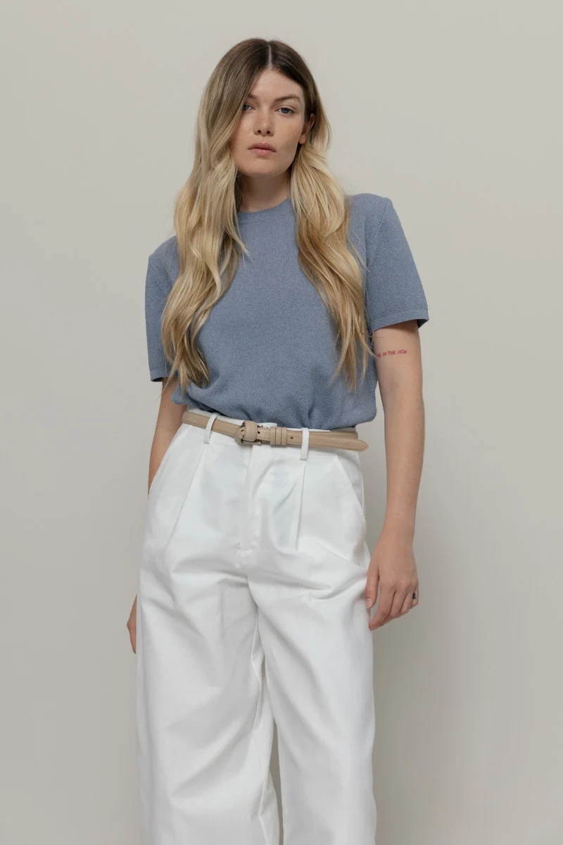 T-Shirt Carlotta blue indigo