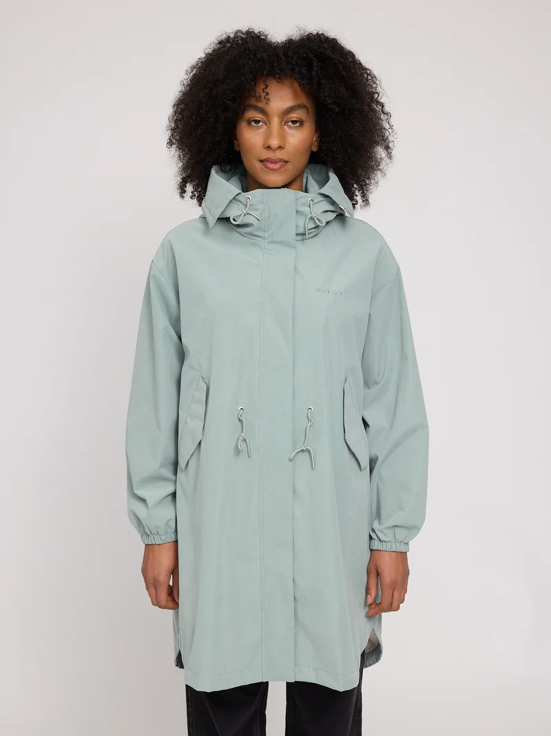 Loose Fit Light Parka pale aqua
