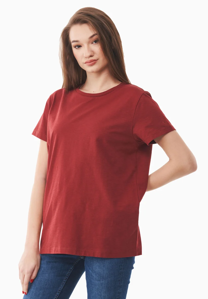 Basic T-Shirt aus Bio-Baumwolle