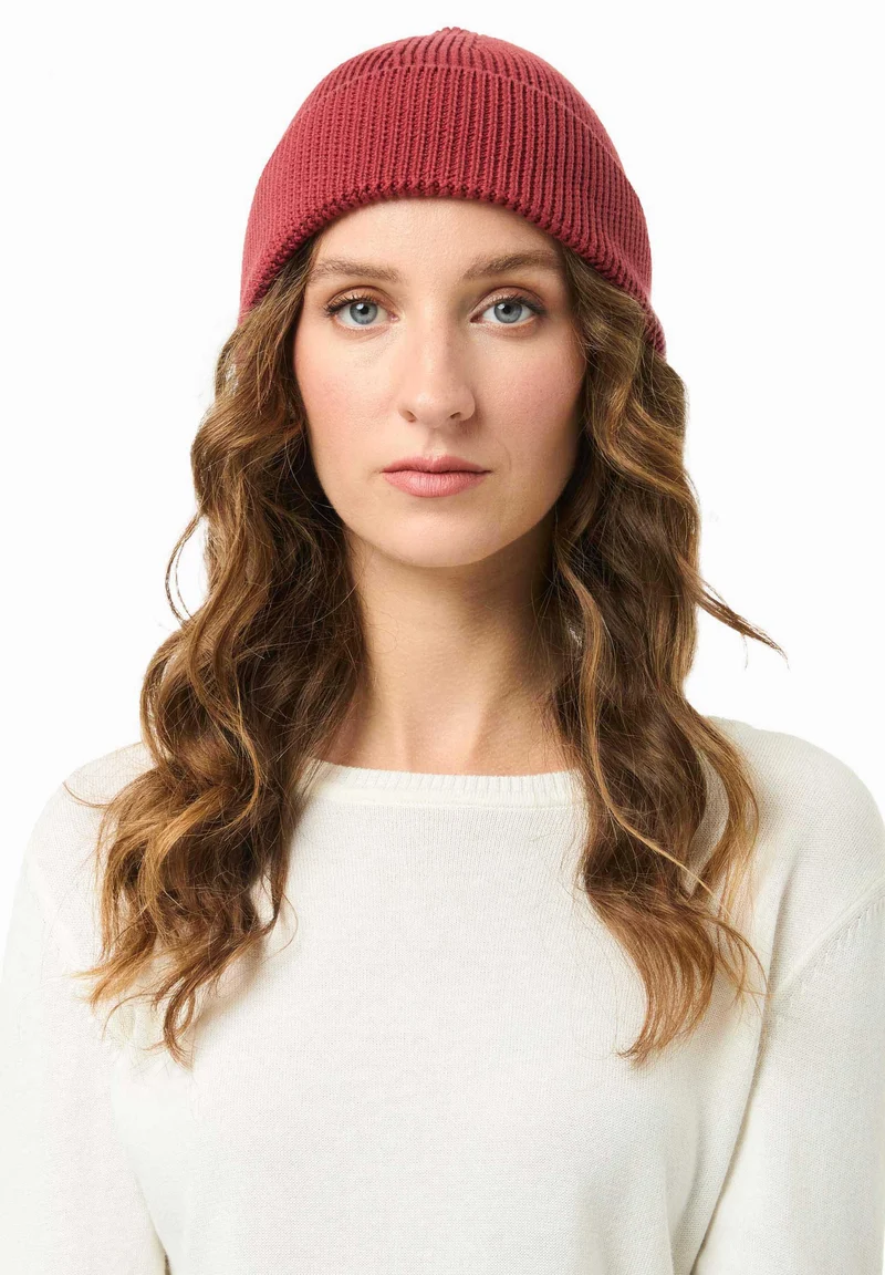 Unisex Strick-Beanie aus Bio-Baumwolle