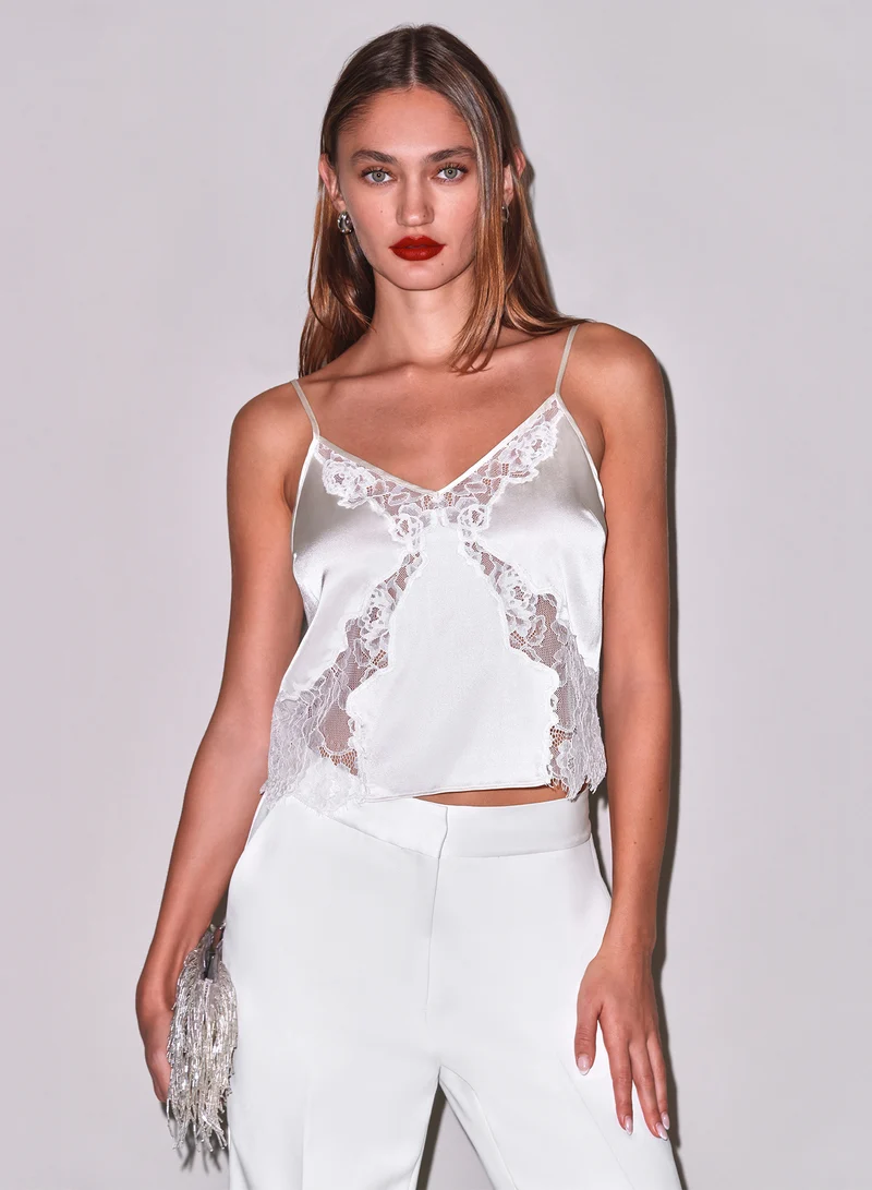 Juliet Lace Silk Cami