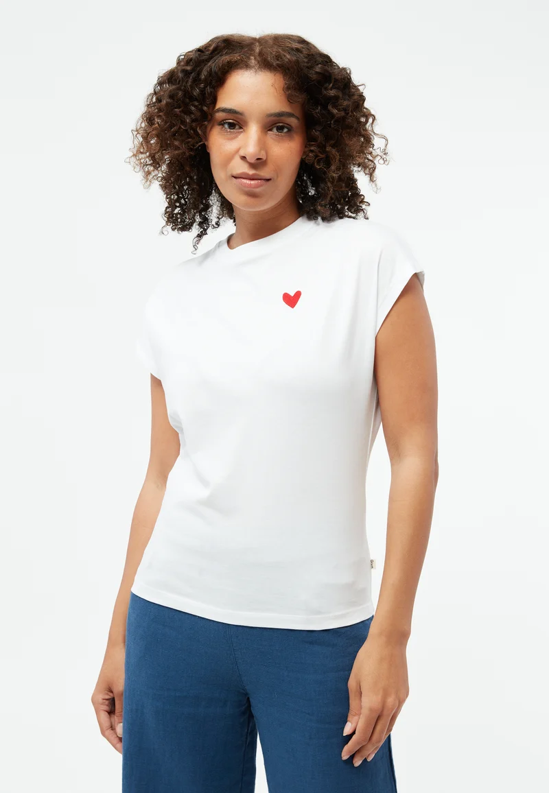T-Shirt GBLaila Heart white