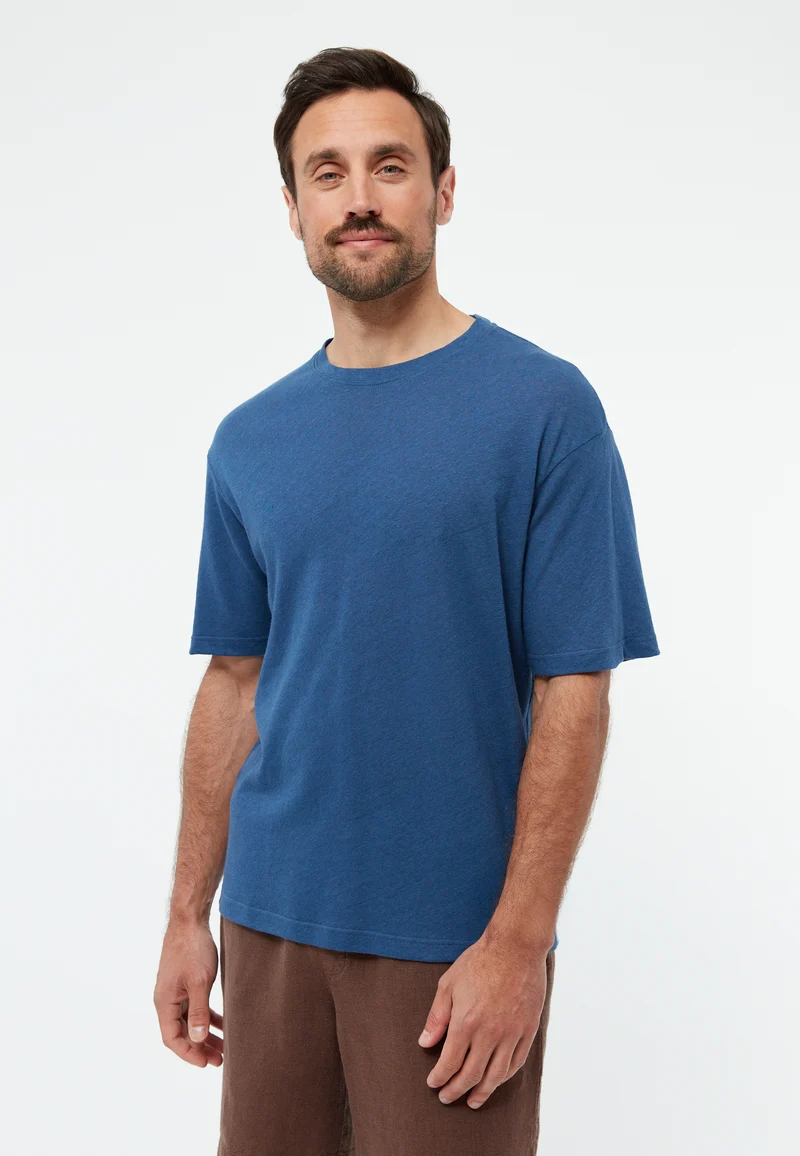 T-Shirt GBLasse Linen blazing blue