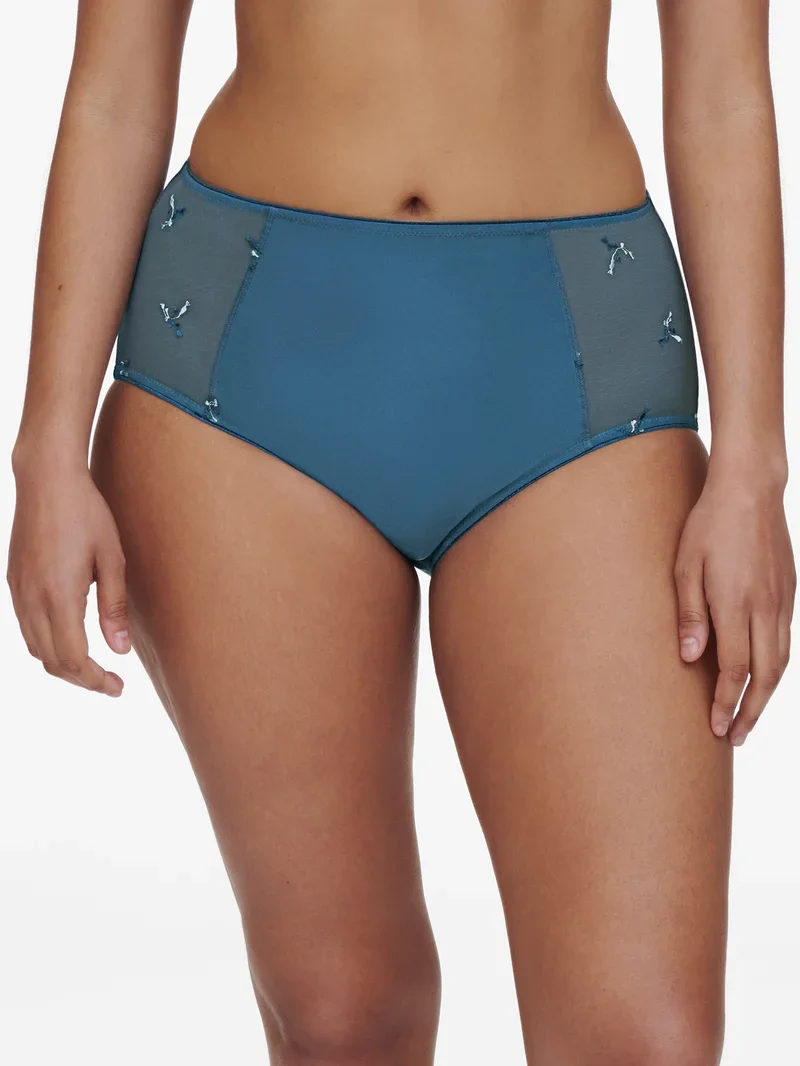 Chantelle - Every Curve High-Waisted Support Full Brief Jeans Blautöne