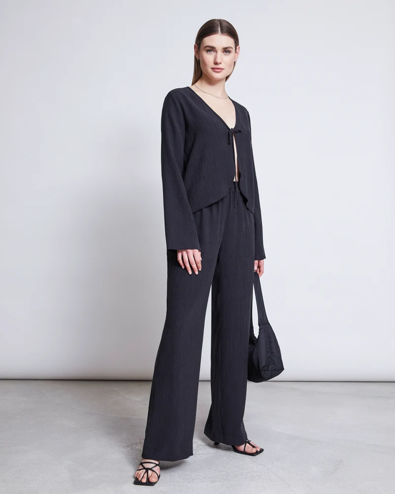 Crincle Pants Hava black