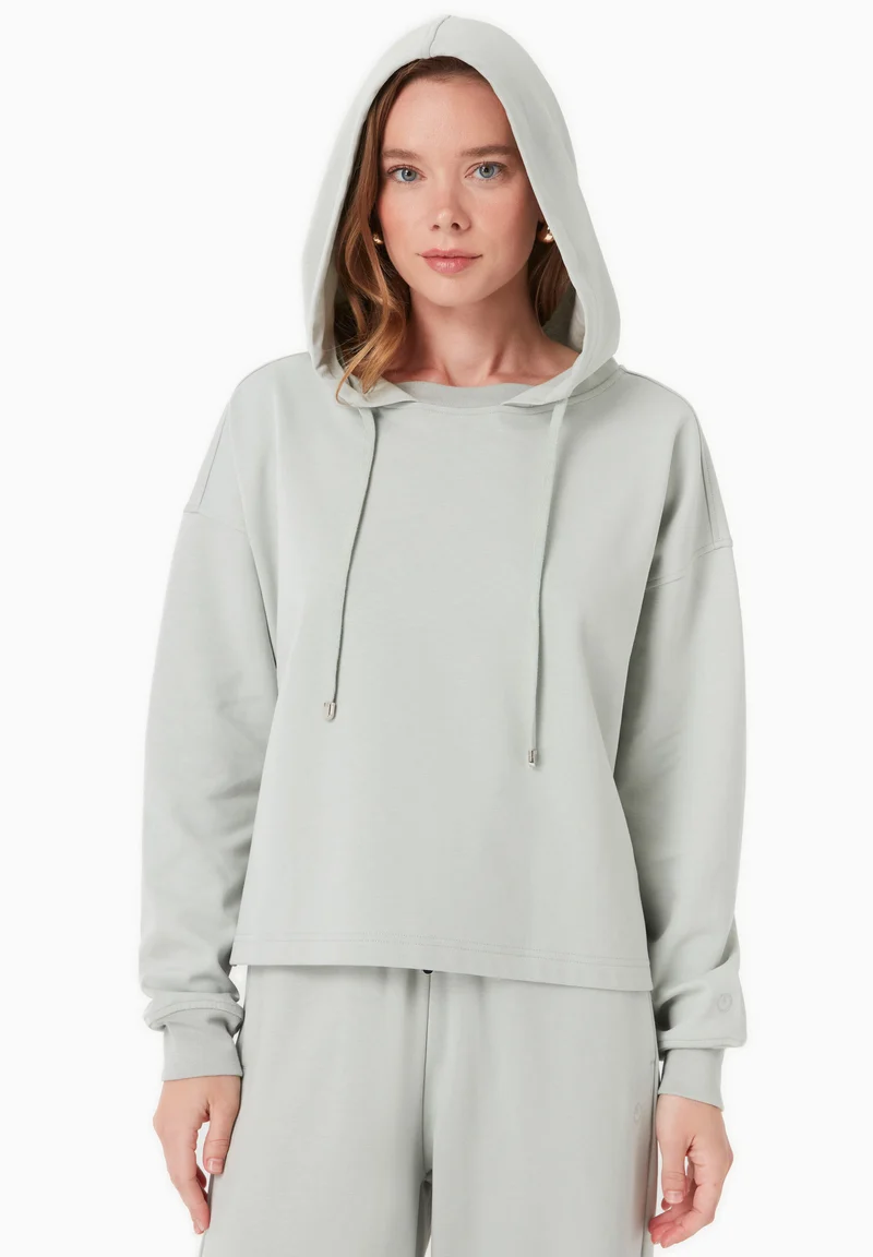 Sweathoodie aus TENCEL™ Modal und Bio-Baumwolle