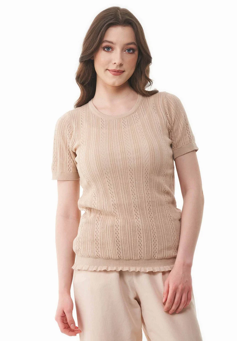 Strickpullover aus Bio-Baumwolle