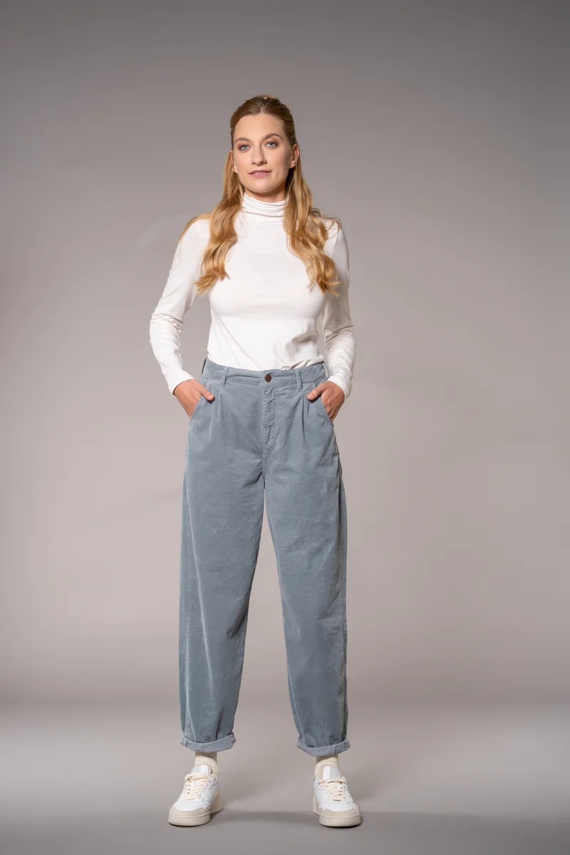 Bella Corduroy stone grey
