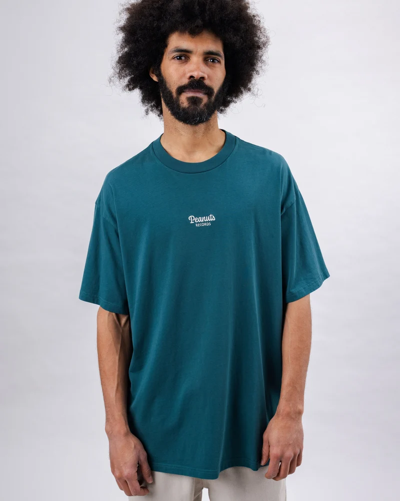 Peanuts Records Oversize T-Shirt green