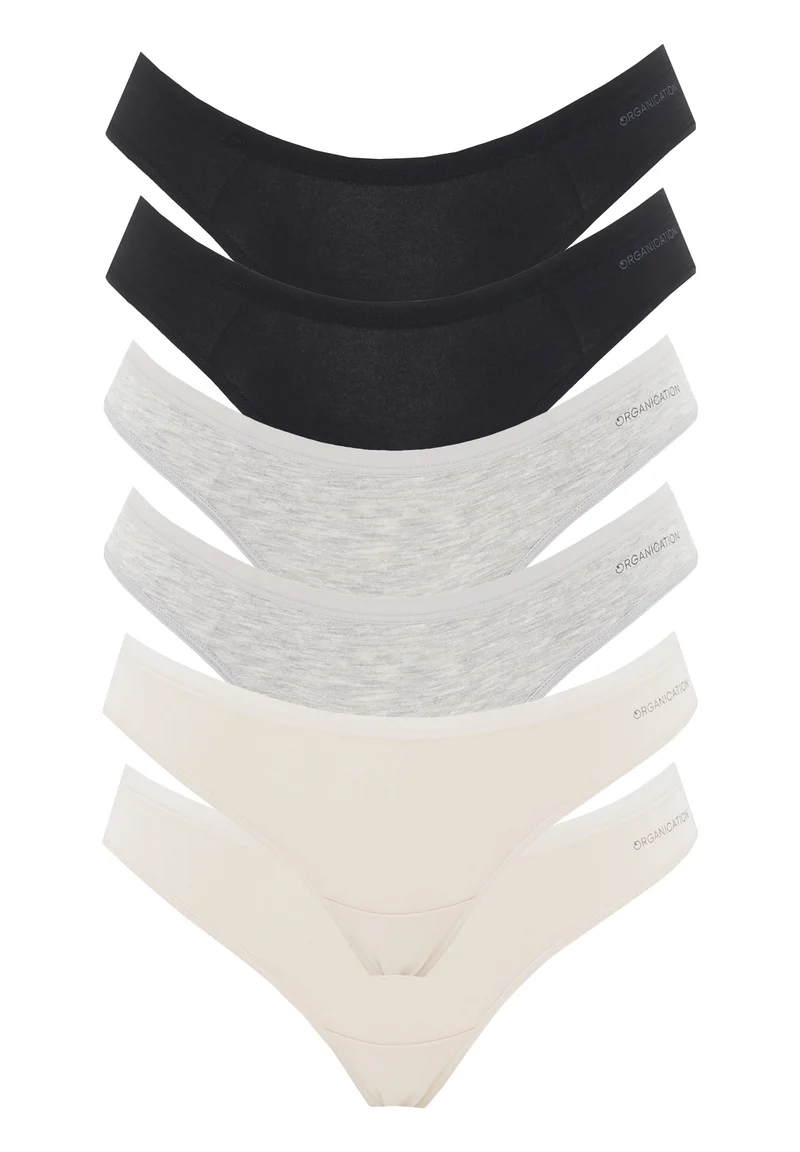 KAVINN | Tanga aus Bio-Baumwolle und TENCEL™ Modal im 6er-Pack