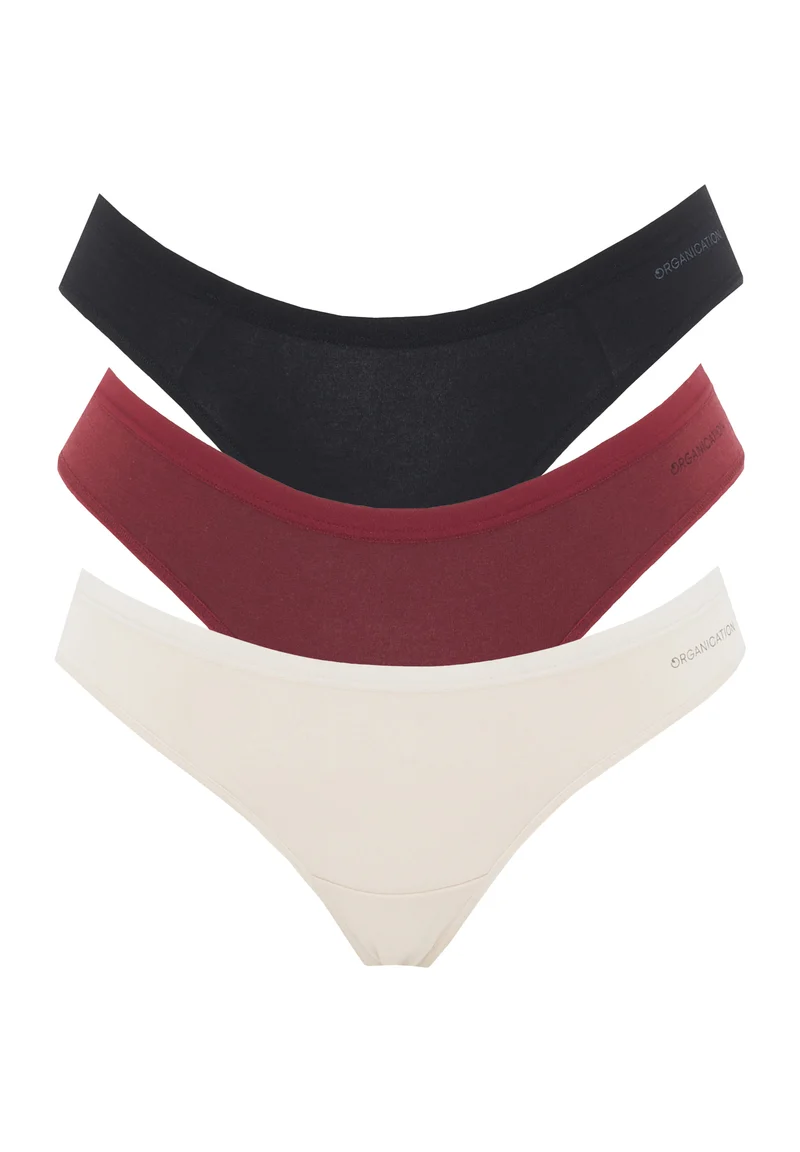 KAVINN | Tanga aus Bio-Baumwolle und TENCEL™ Modal im 3er-Pack