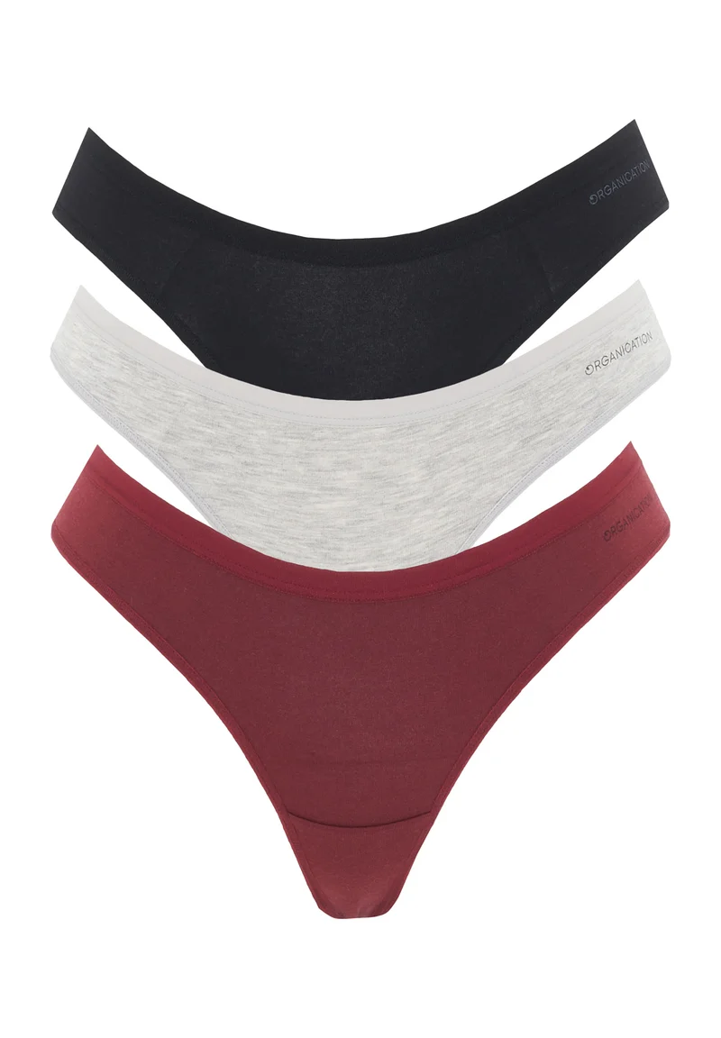 KAVINN | Tanga aus Bio-Baumwolle und TENCEL™ Modal im 3er-Pack