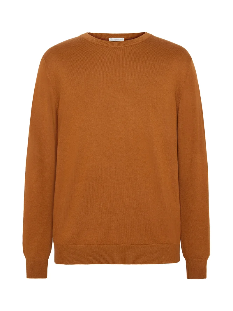 Regular Merino Knit Crew Neck pumpkin spice