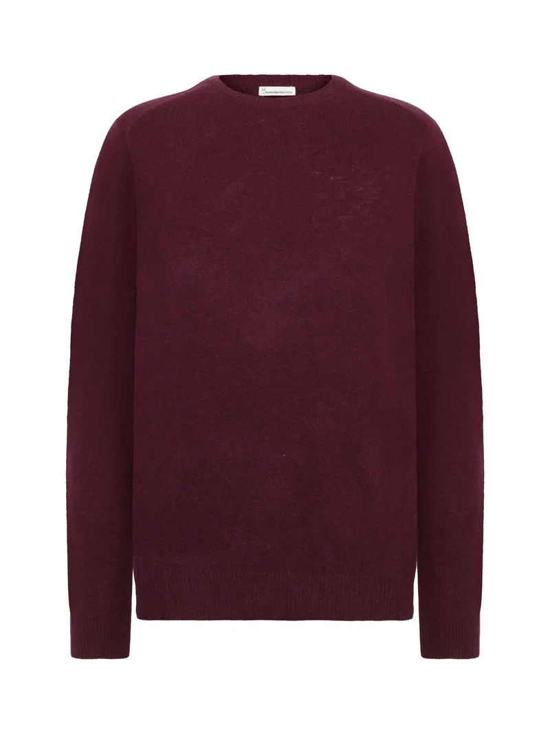 O-Neck Wool Knit fig