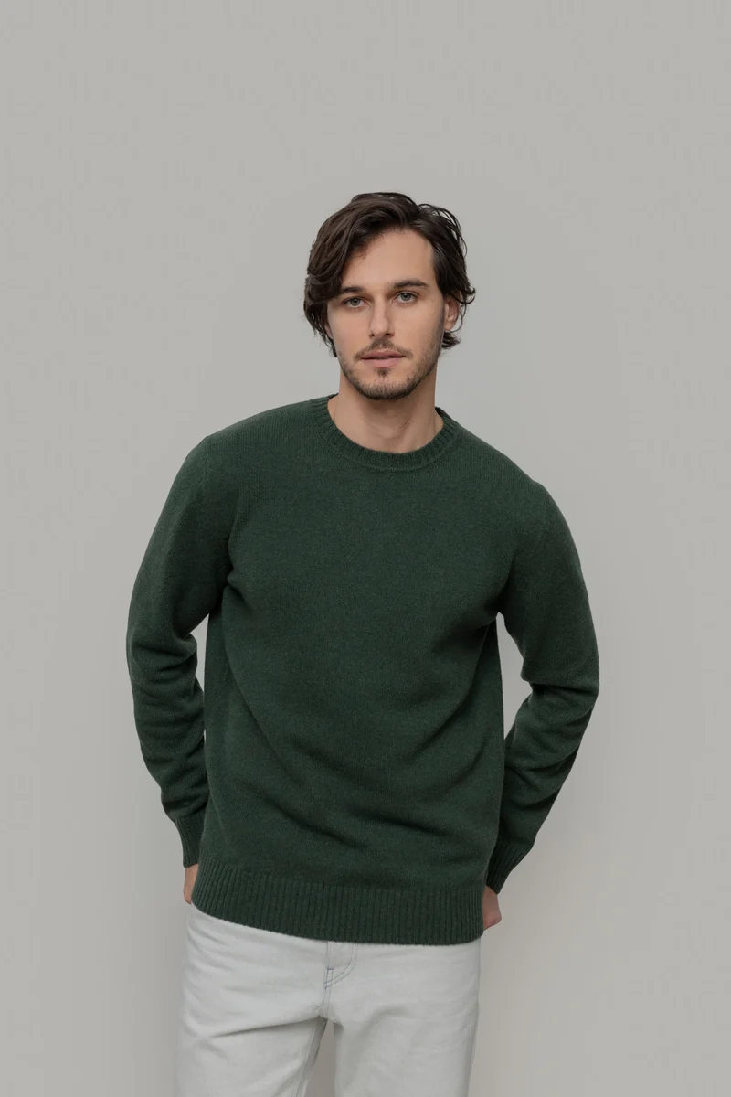 Sweater Romeo green muschio