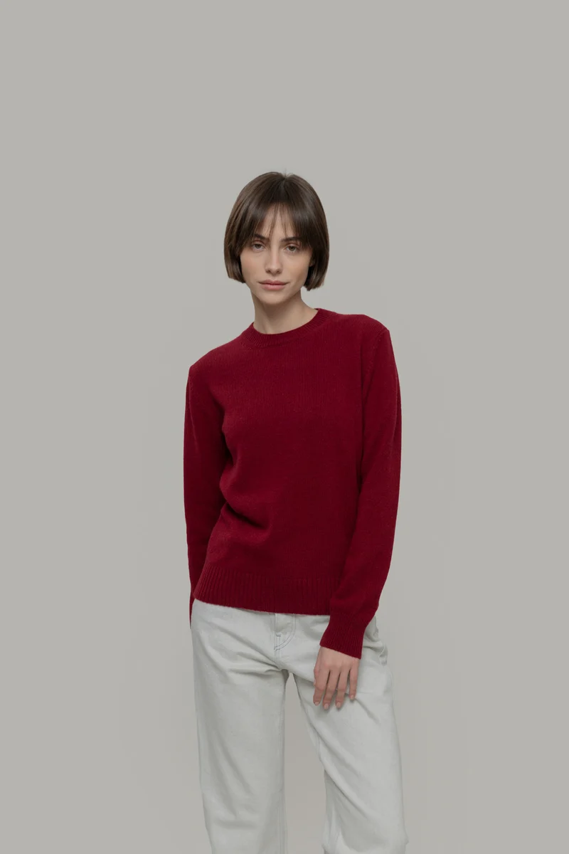 Sweater Edda red vinaccia