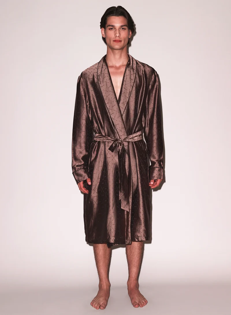 Men's Jacquard Robe